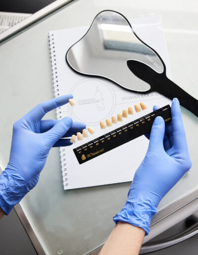 Protetyka stomatologiczna w gabinecie Stomatologii Bamberski Dwór w Poznaniu na Jeżycach.